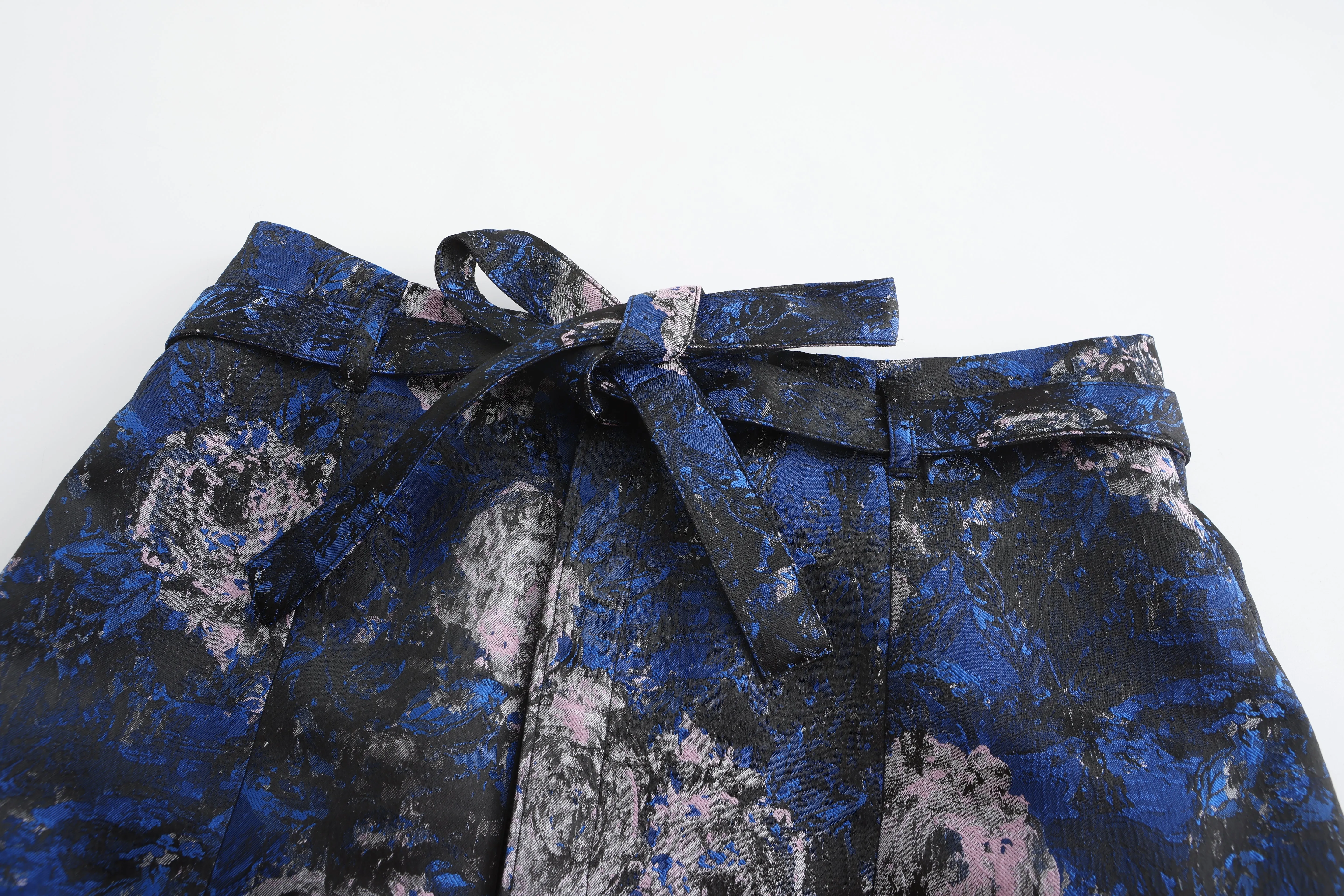 2 In 1 Jacquard Mini Skirt