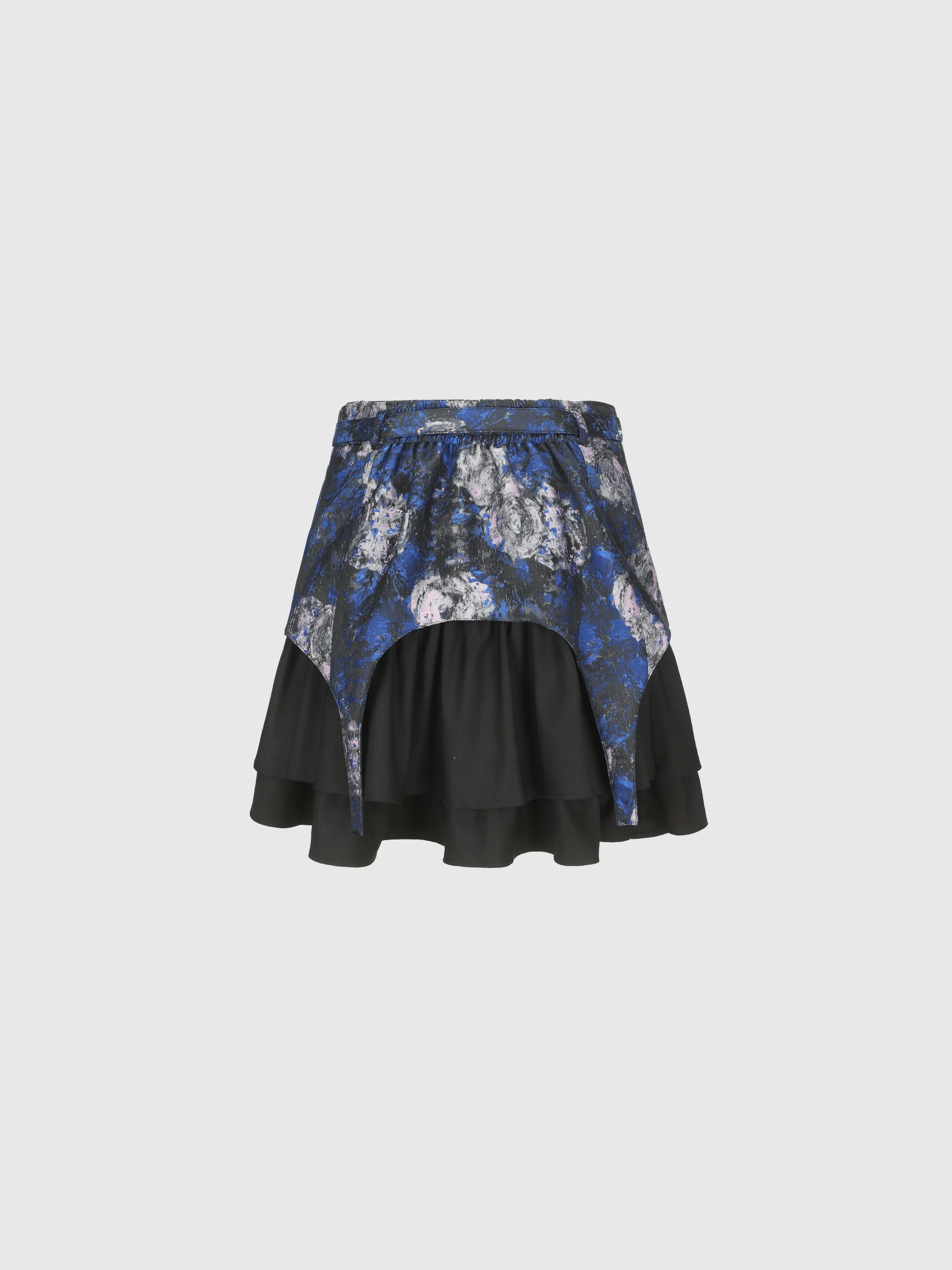 2 In 1 Jacquard Mini Skirt