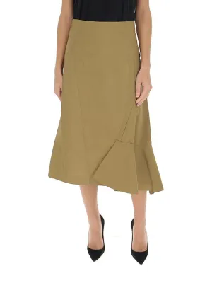 3.1 Phillip Lim Ruffled Asymmetric Midi Skirt