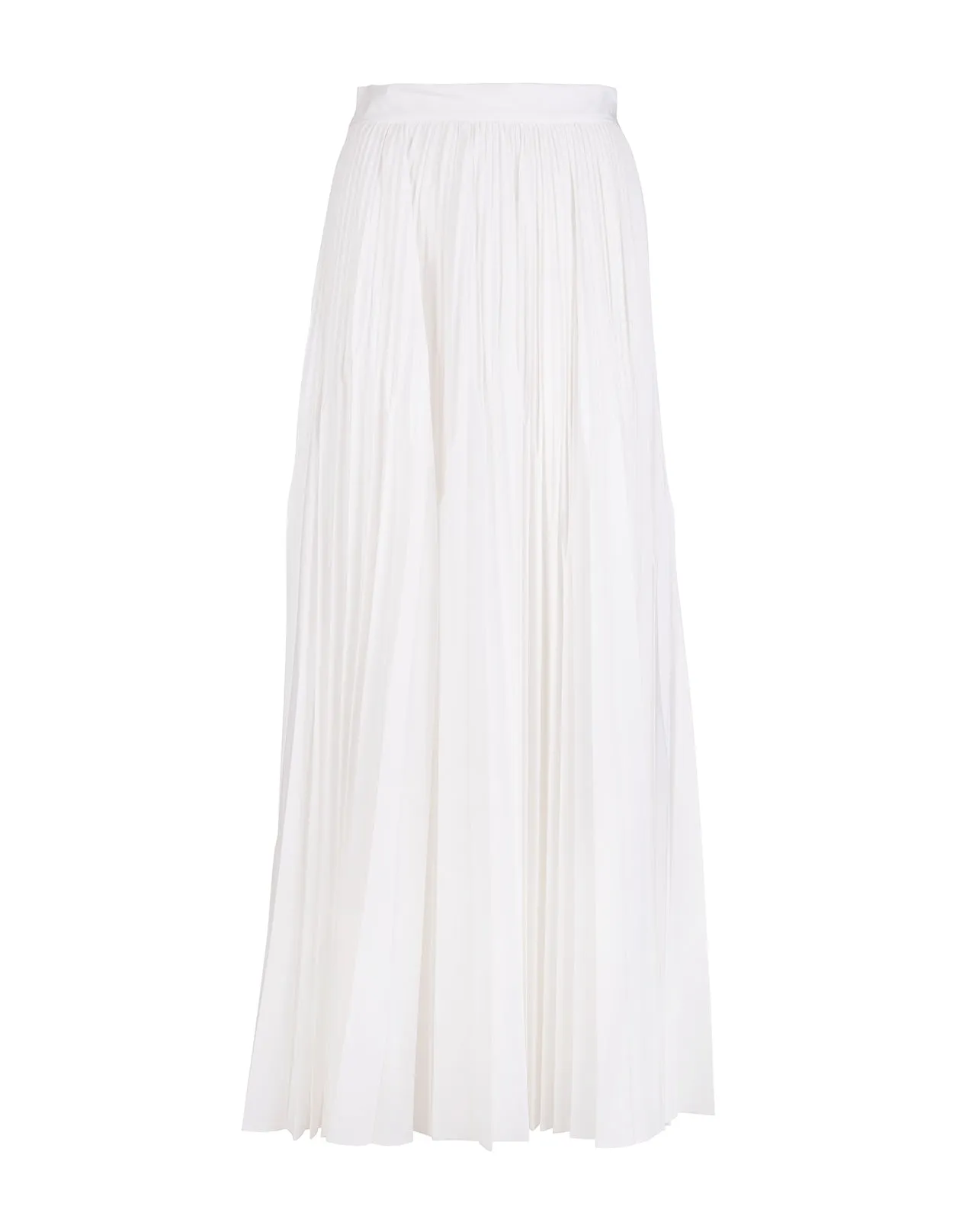 Alberta Ferretti Pleated Midi Skirt