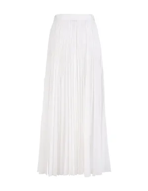 Alberta Ferretti Pleated Midi Skirt