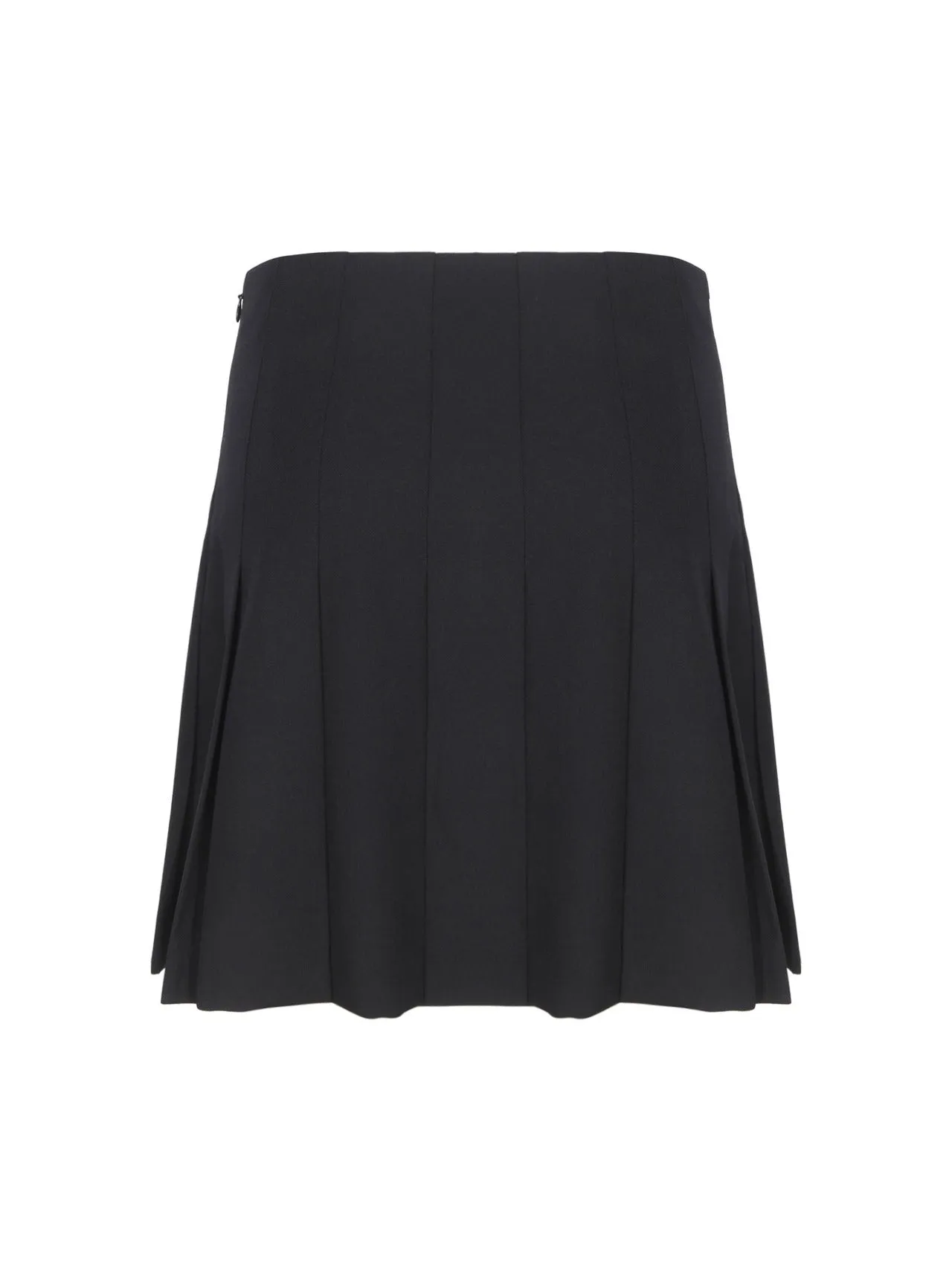 Alessandra Rich Pleated Mini Skirt