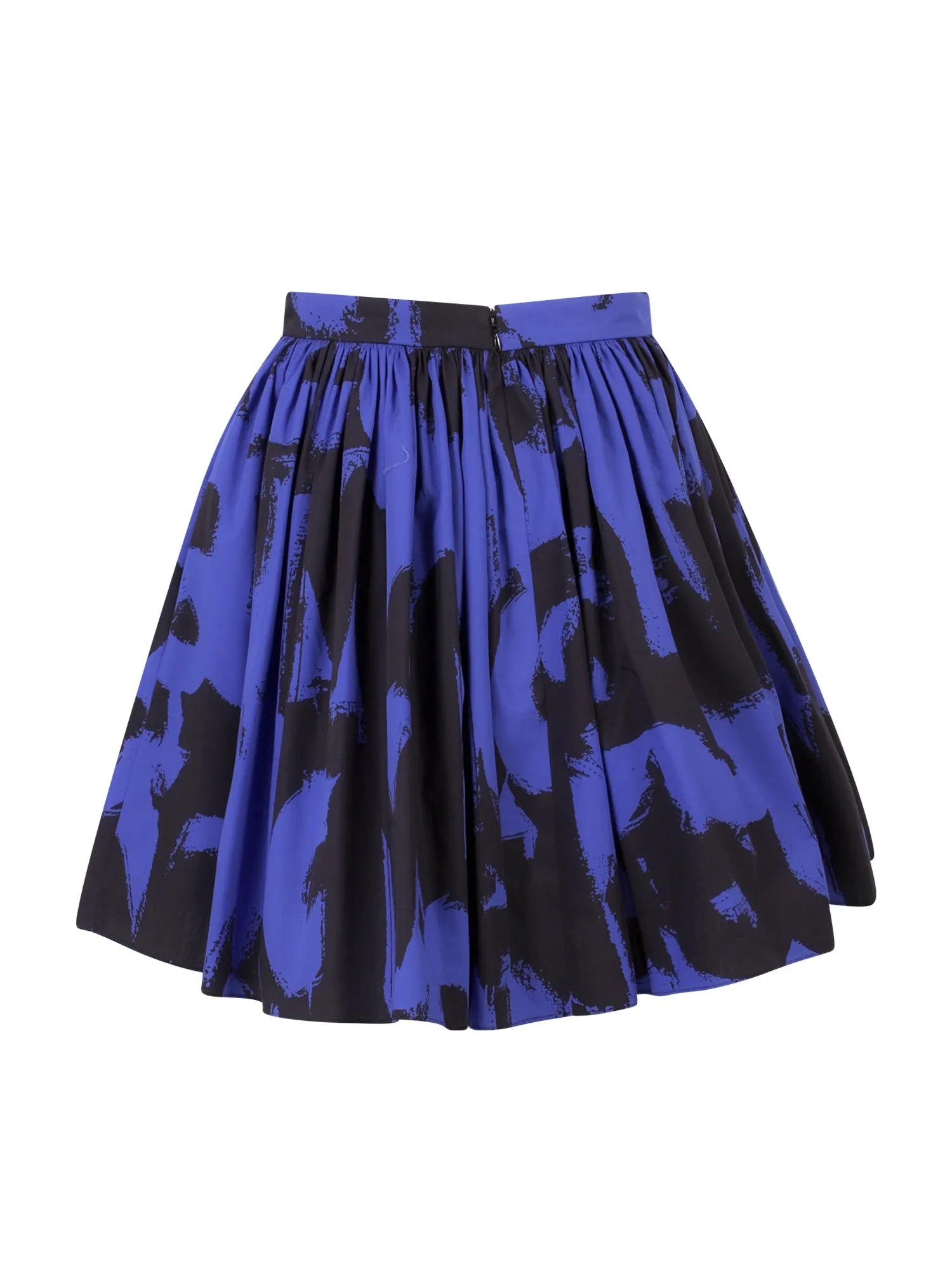 Alexander McQueen Printed Gathered Mini Skirt