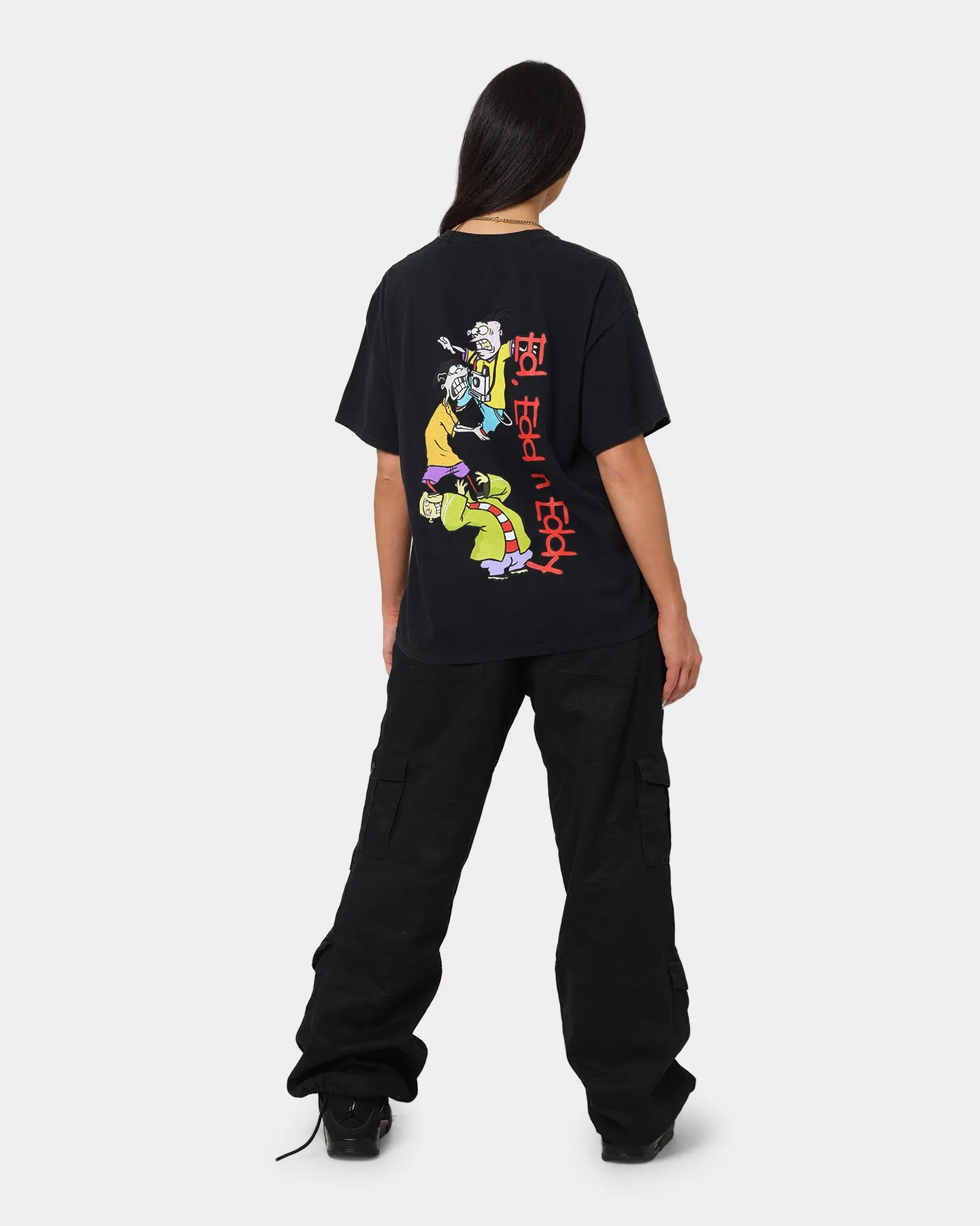 American Thrift X Ed, Edd n Eddy Whacked Vintage T-Shirt Black Wash