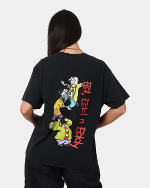 American Thrift X Ed, Edd n Eddy Whacked Vintage T-Shirt Black Wash