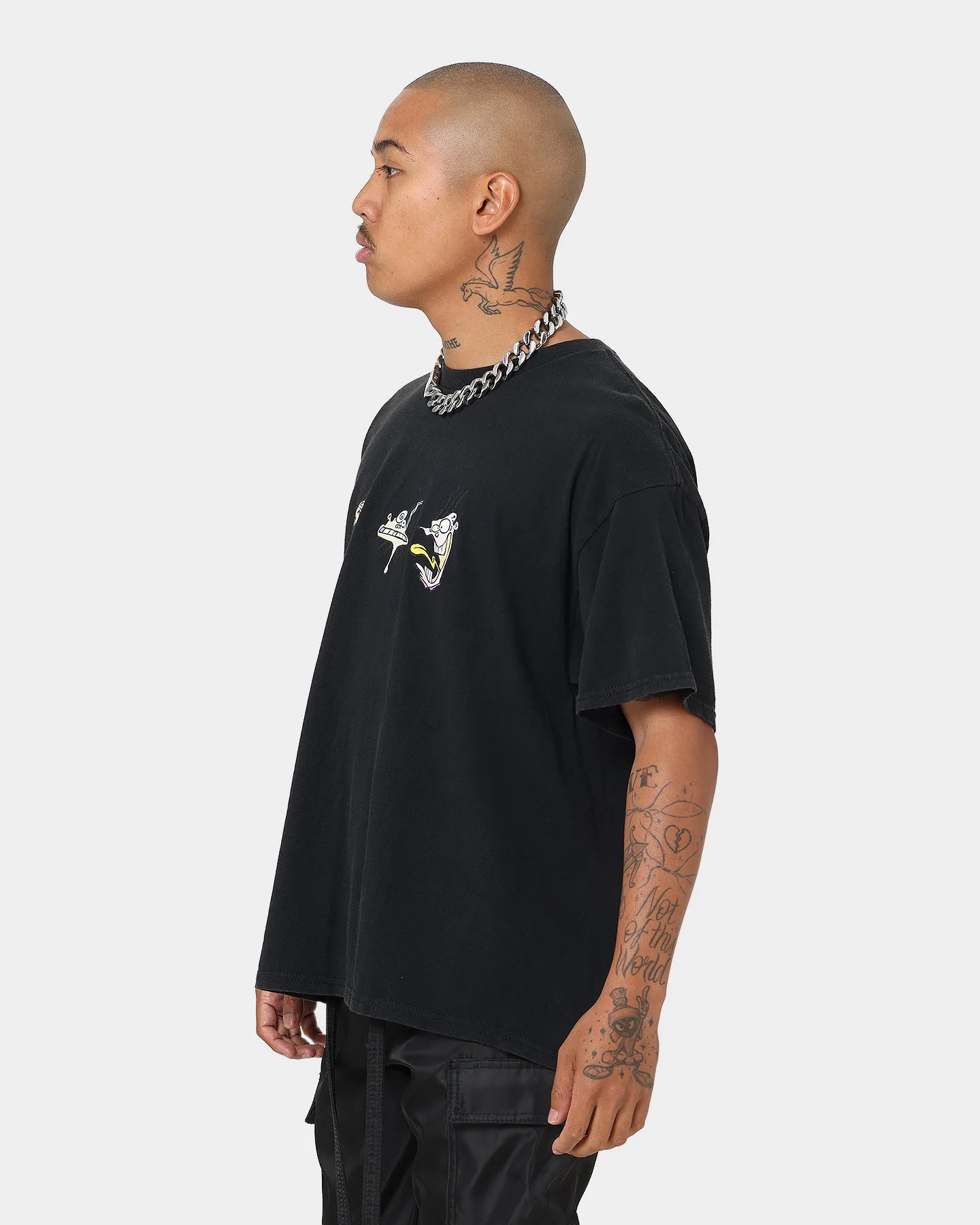 American Thrift X Ed, Edd n Eddy Whacked Vintage T-Shirt Black Wash