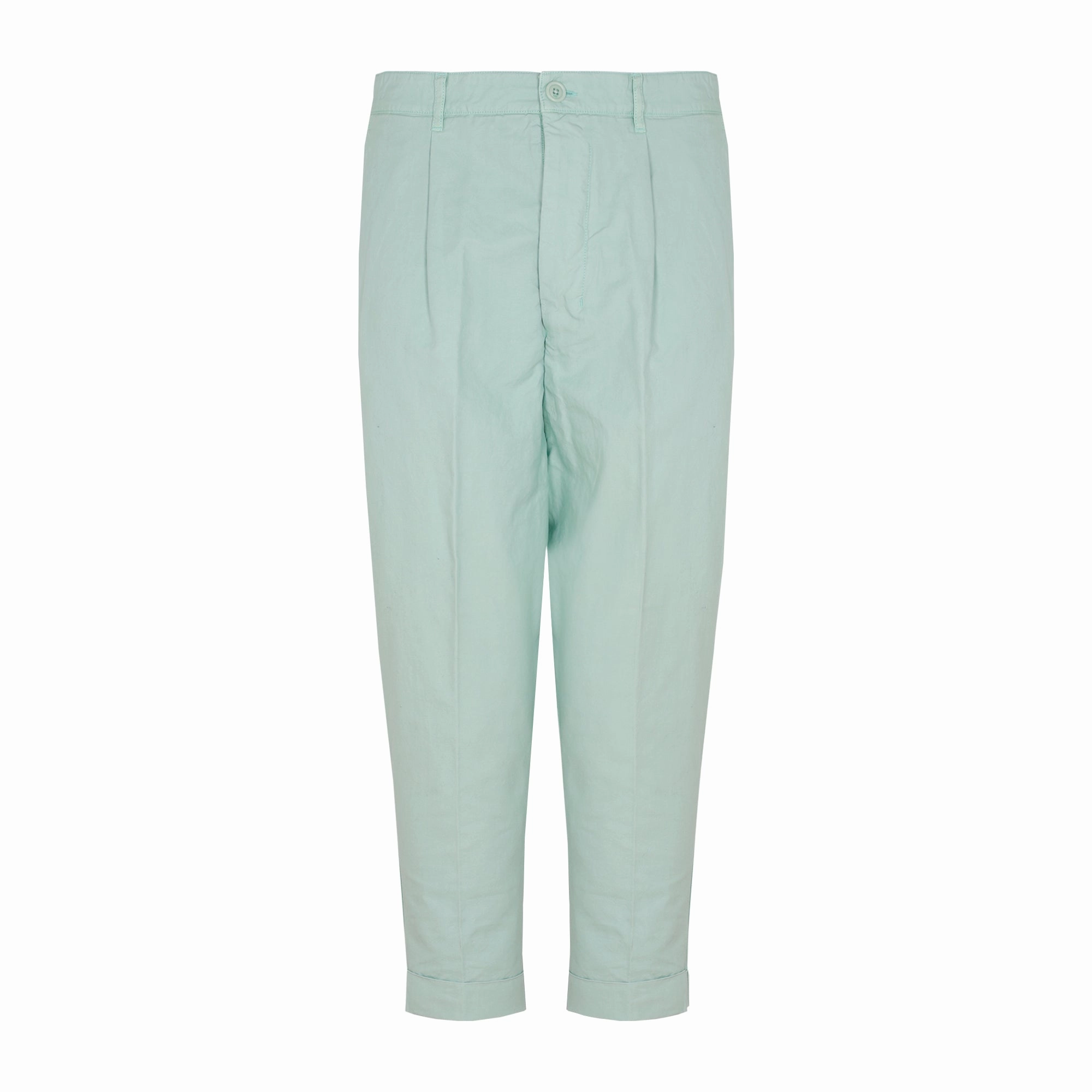 AMI Tapered Leg Turn-Up Cuffs Trousers
