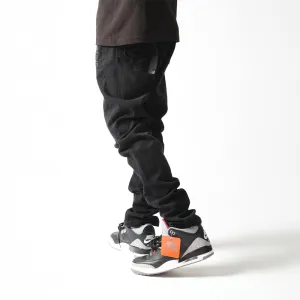 Atelier Denim Patch Black Slim Jeans