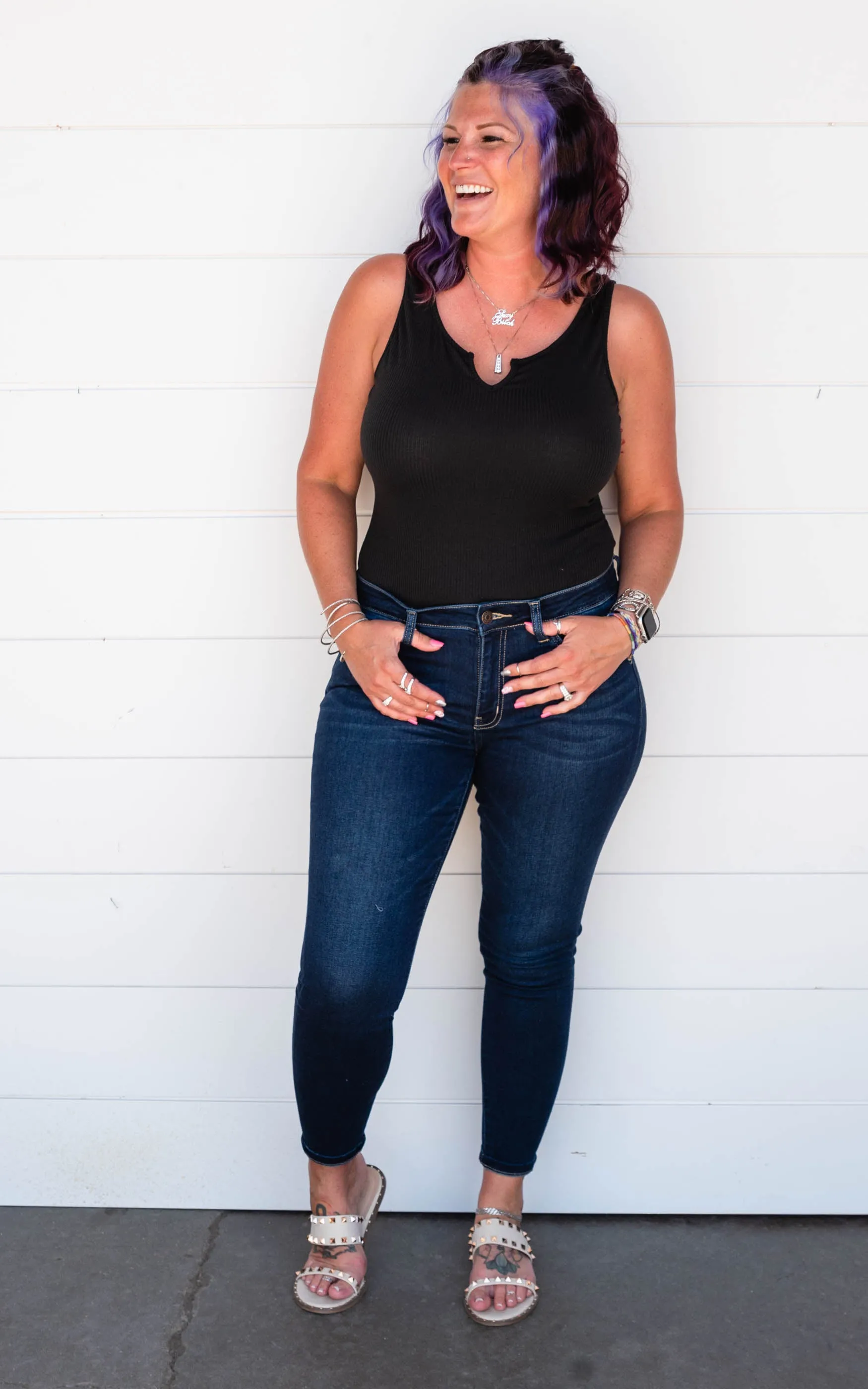 Black Tank Bodysuit - Final Sale*