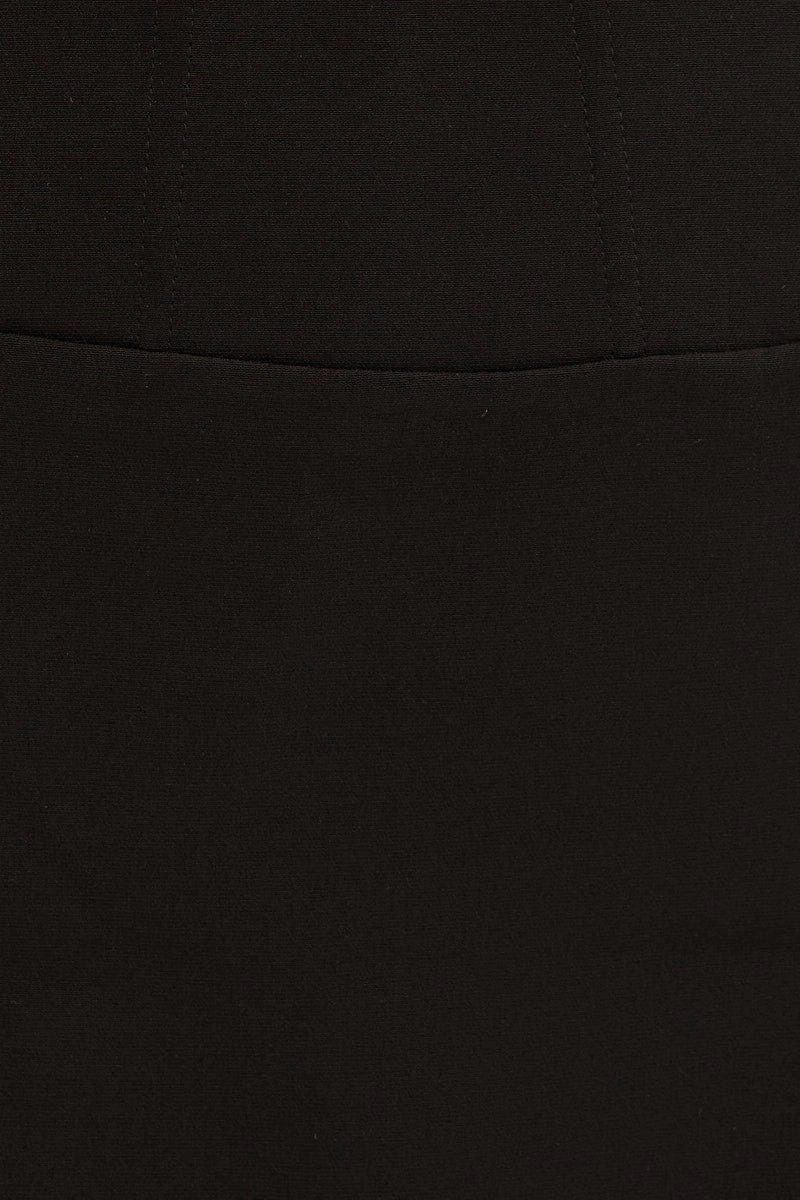 Black Corset Mini Skirt
