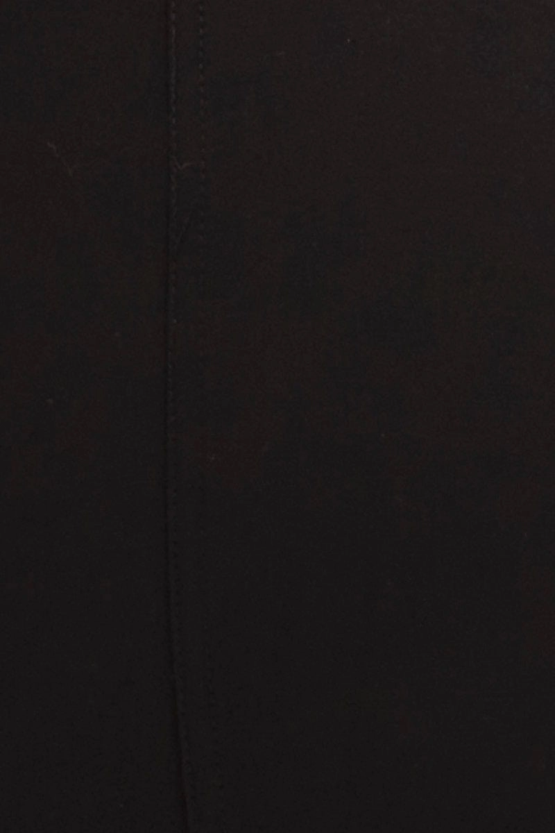 Black Corset Top Crop Sleeveless