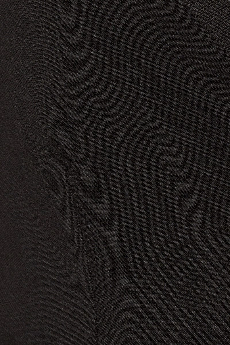 Black Crop Blazer Jacket