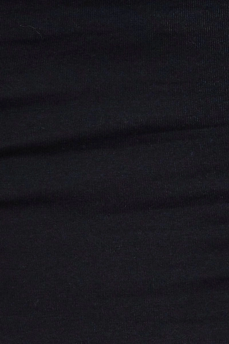 Black Singlet Top Sleeveless