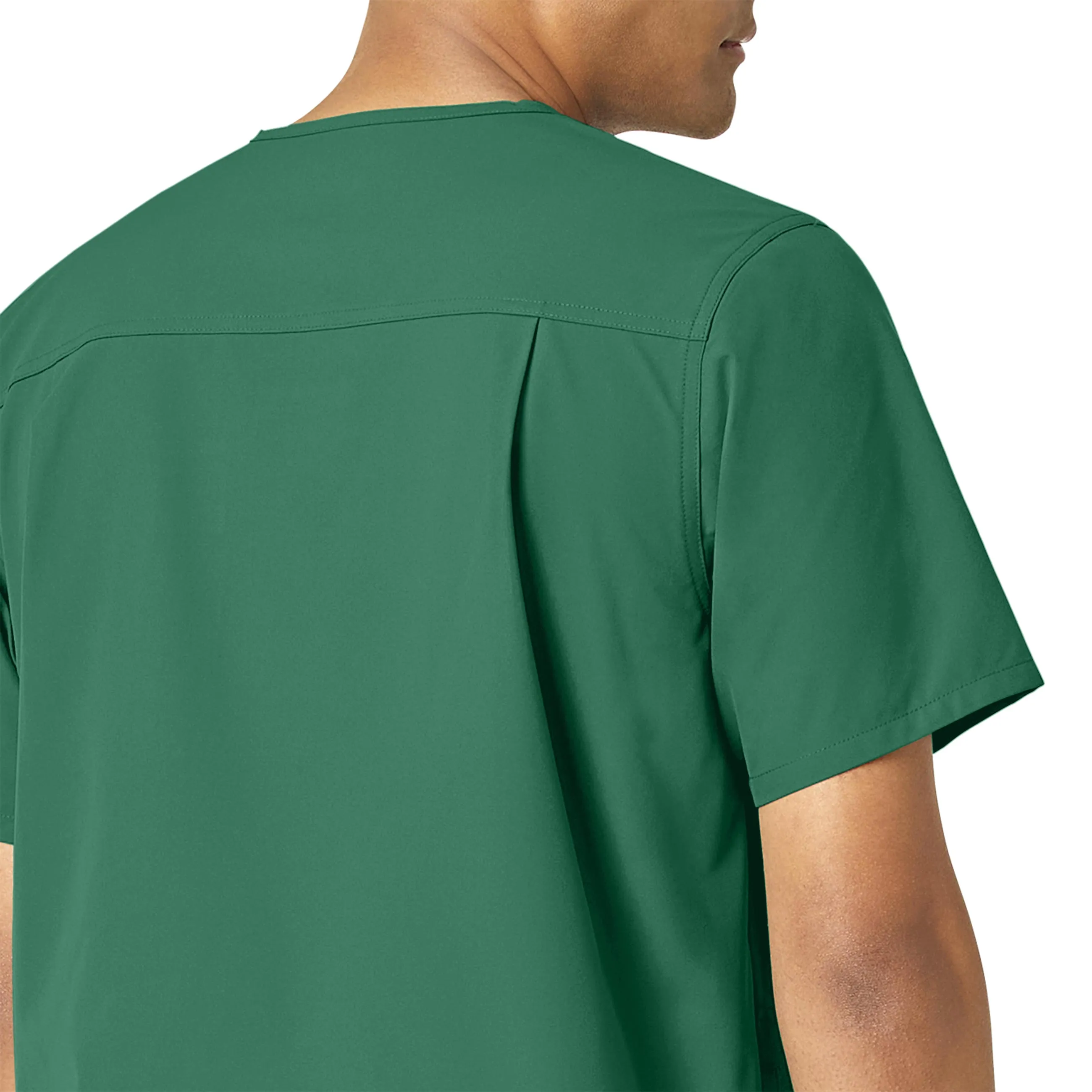 Carhartt Force Essentials Men's V-Neck Shirttail Scrub Top - Hunter