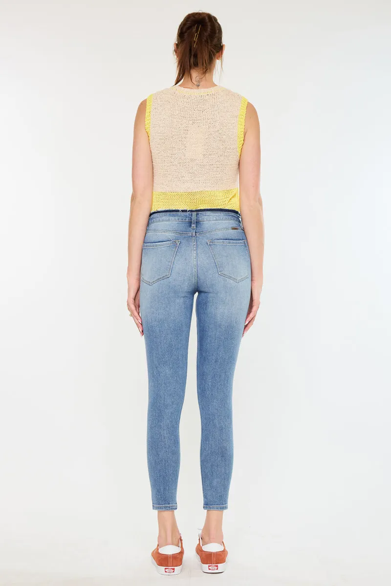 Chanell High Rise Ankle Skinny Jeans