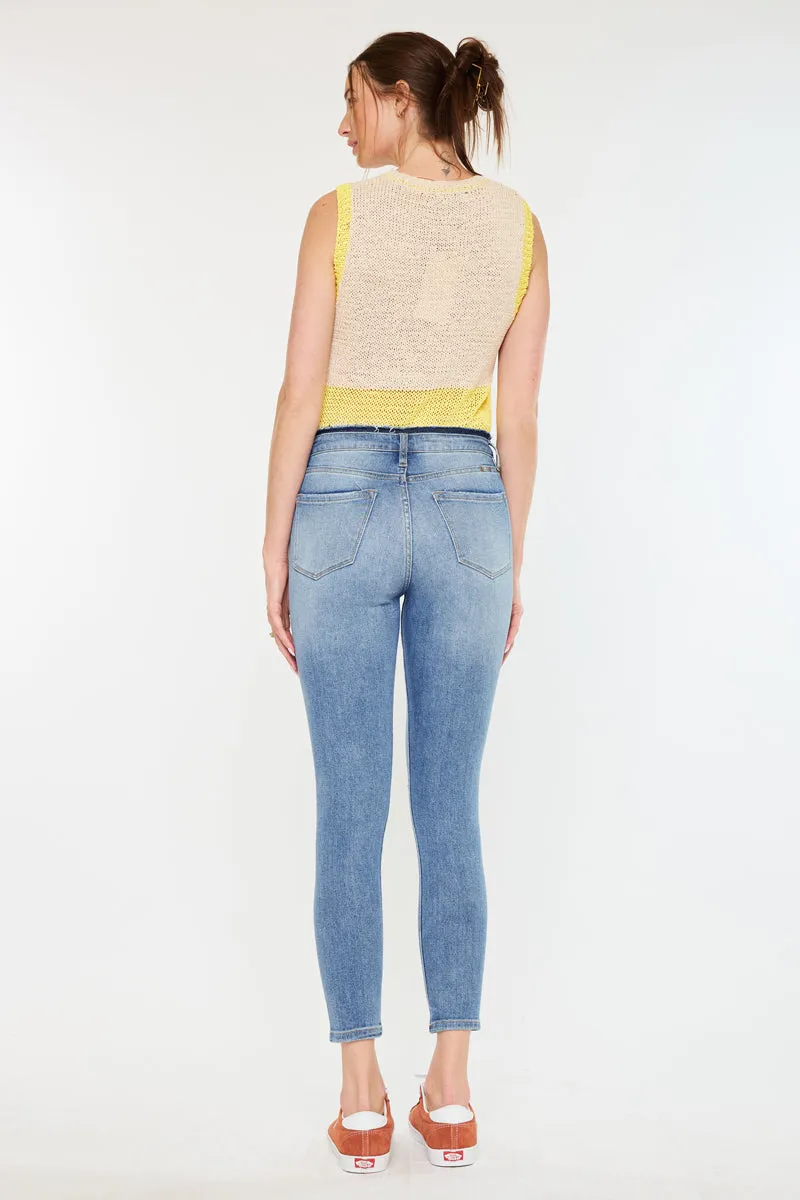Chanell High Rise Ankle Skinny Jeans
