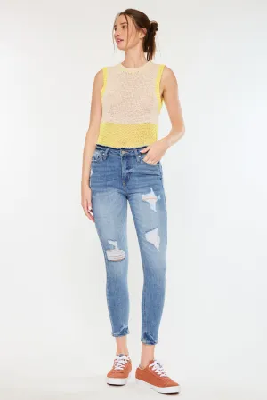 Chanell High Rise Ankle Skinny Jeans