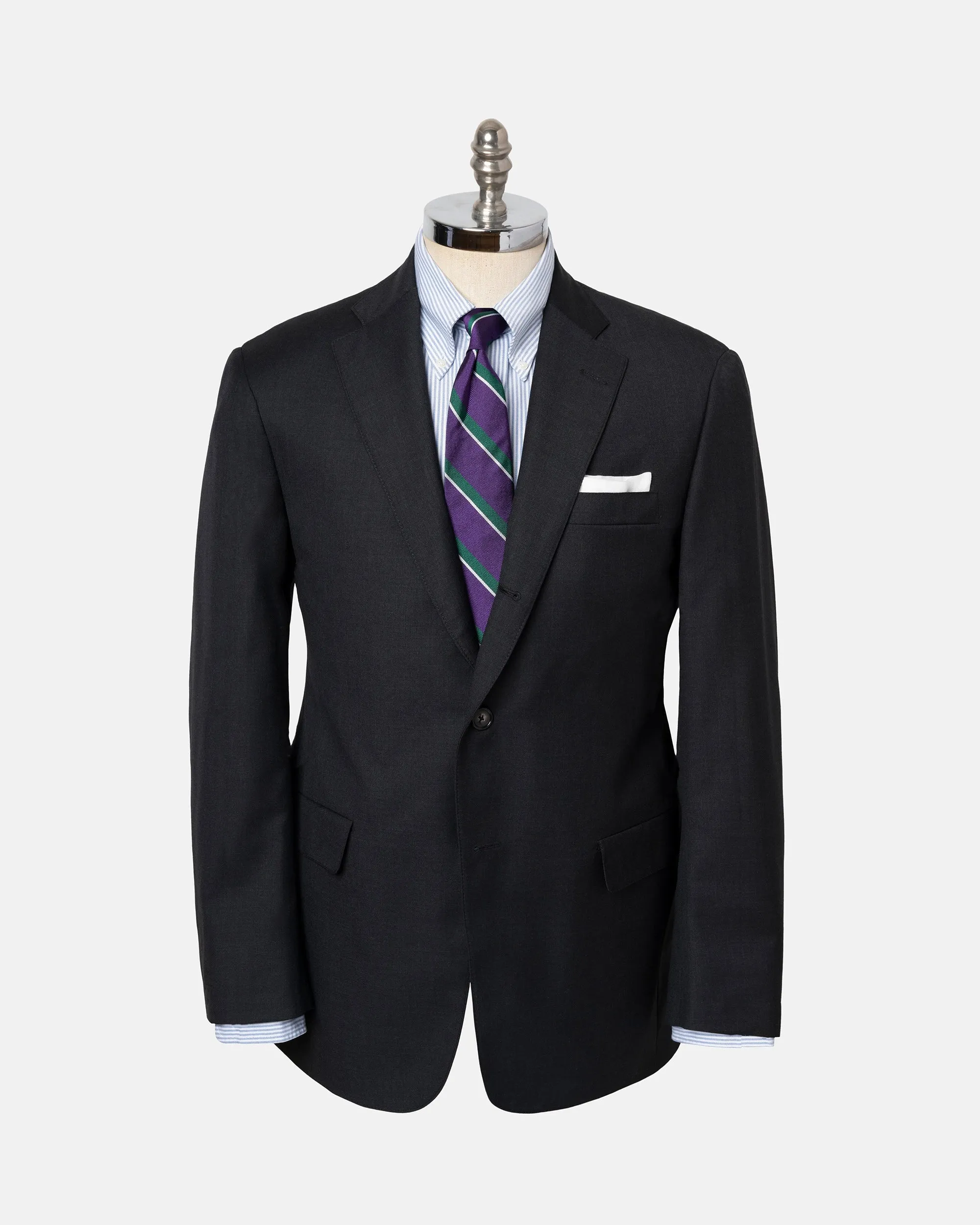 CHARCOAL GREY SOLID SUIT