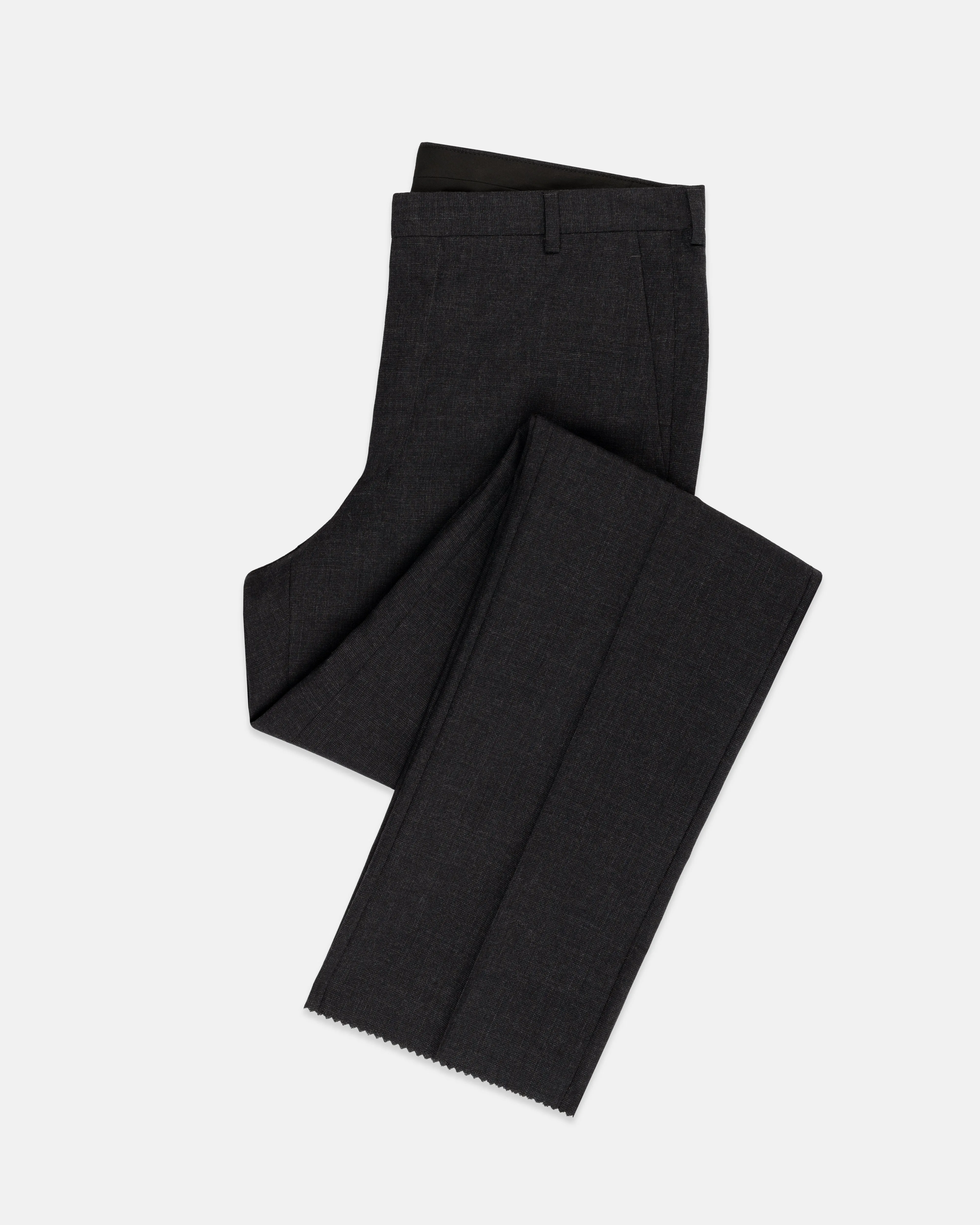 CHARCOAL GREY TIC WEAVE SUIT