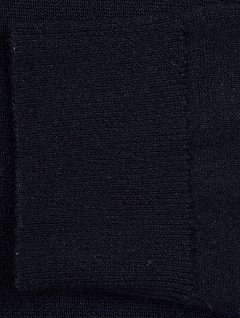 Classic Cotton Half Zip Sweater Evening Blue