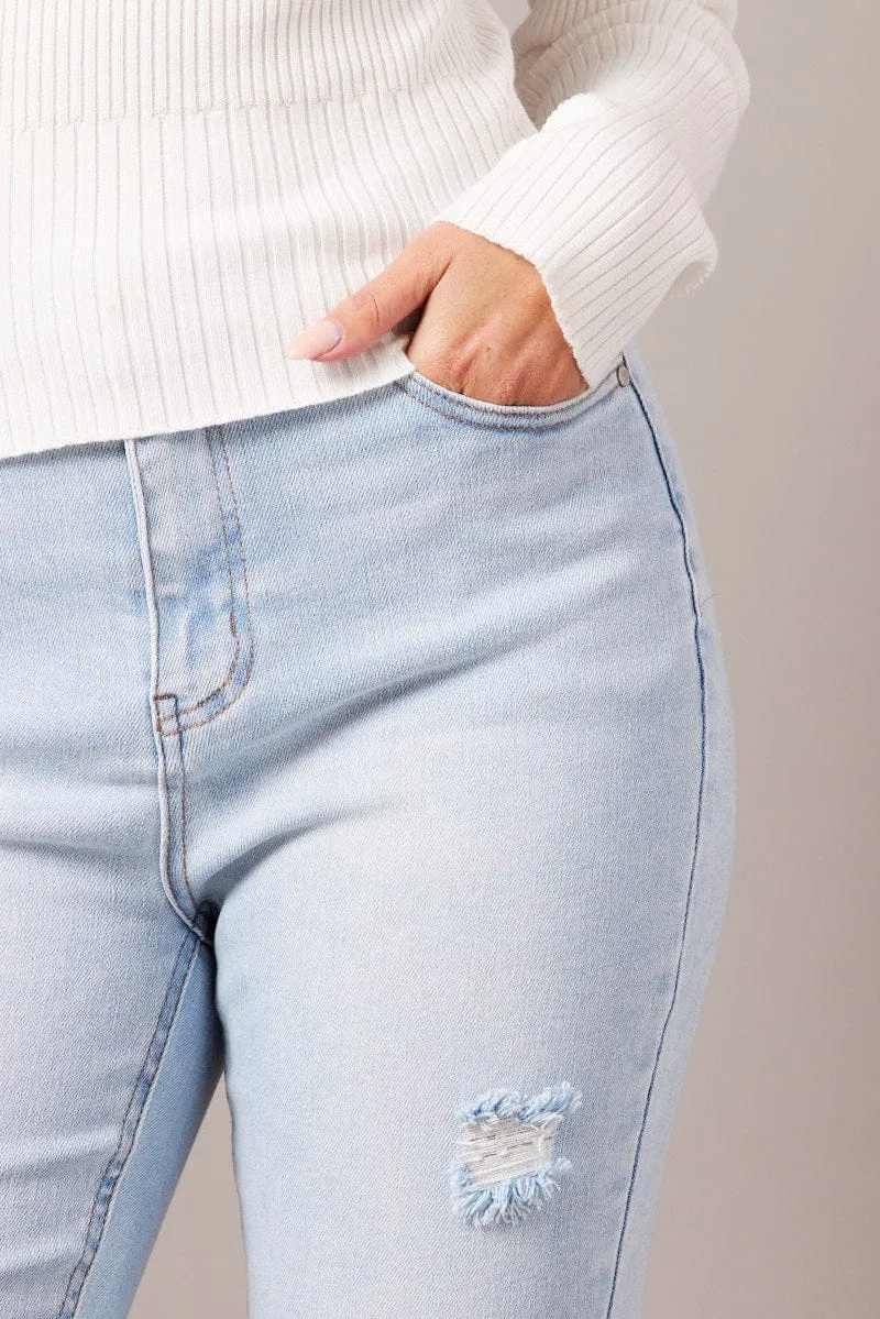 Denim Skinny Jean High Rise
