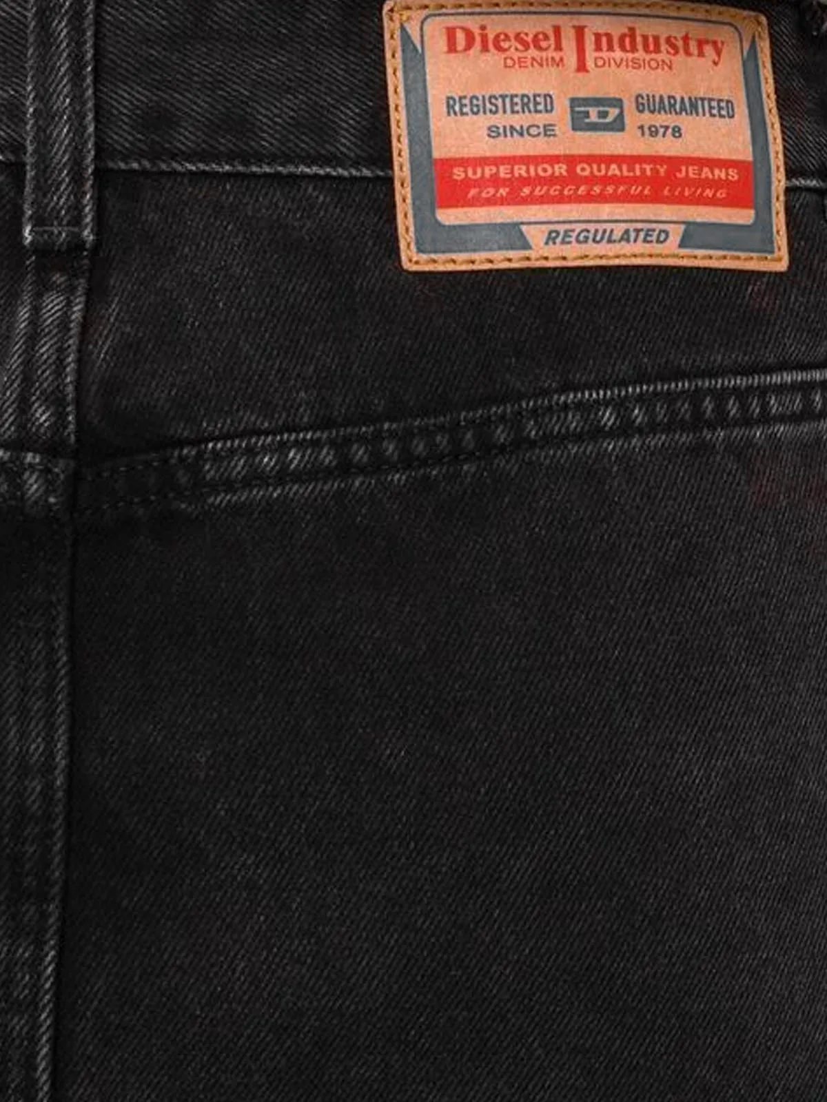 Diesel De-Ron Logo Patch Mini Skirt