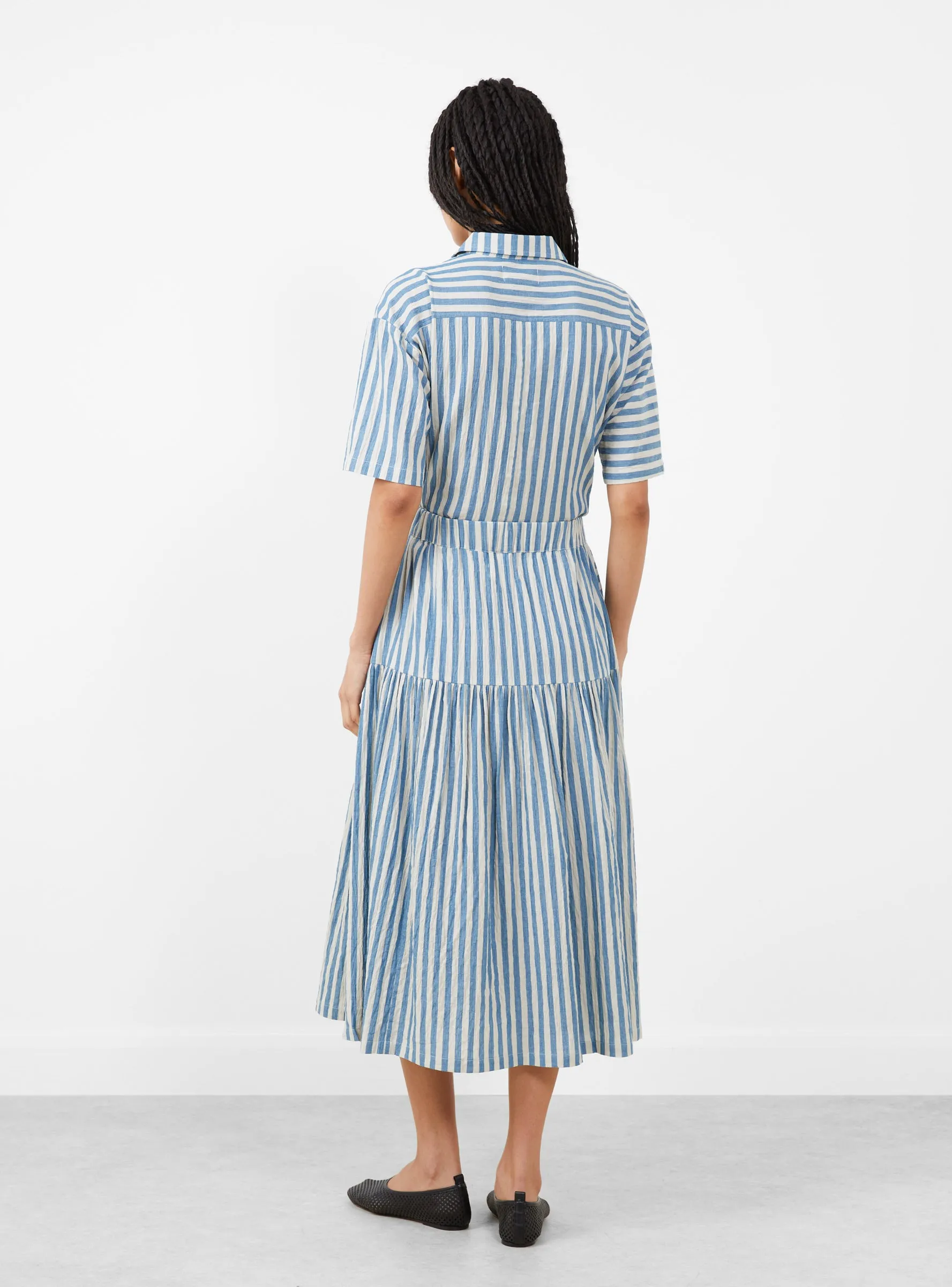 Dizzy Skirt Blue Stripe