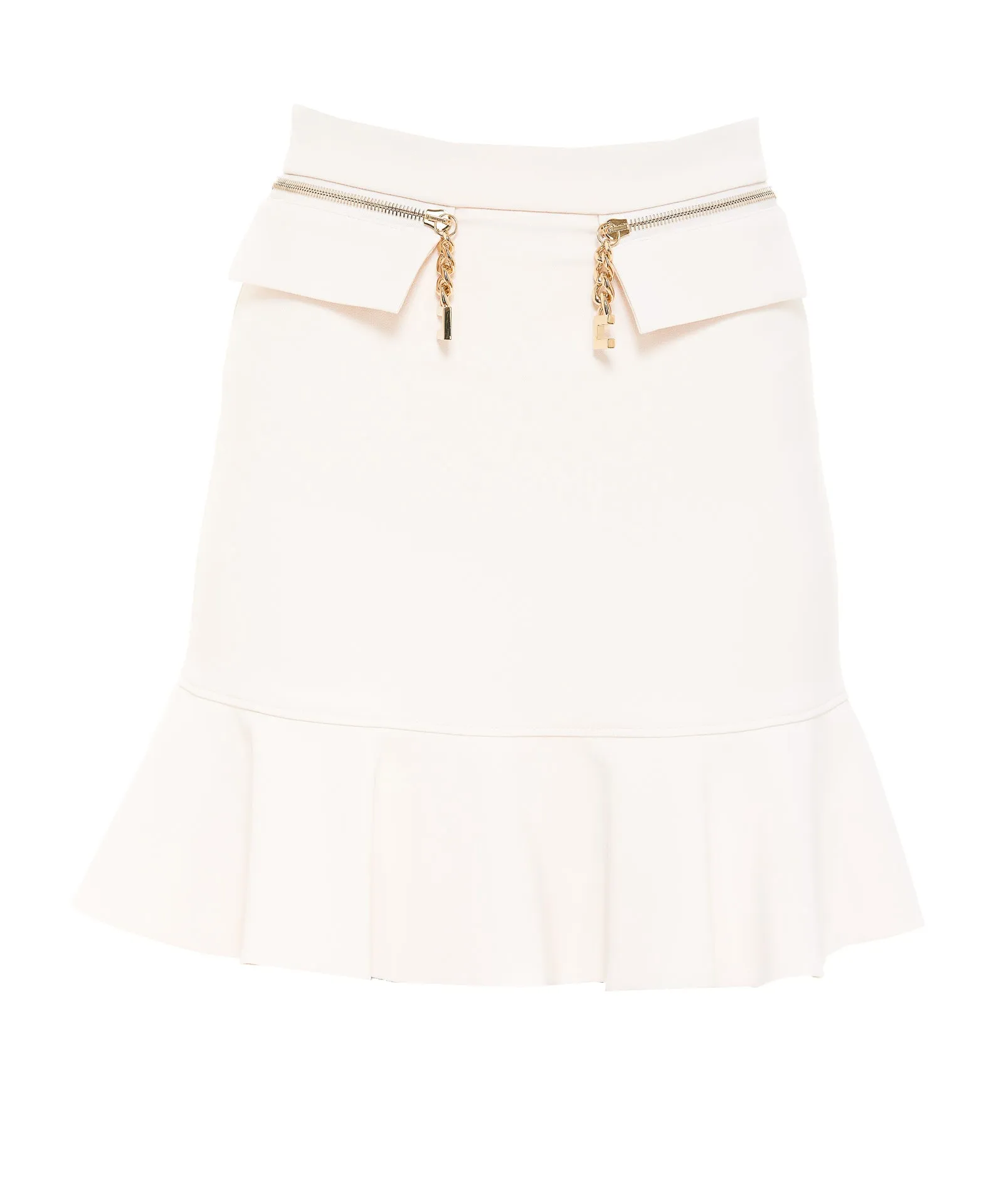 Elisabetta Franchi Flounce Mini Skirt