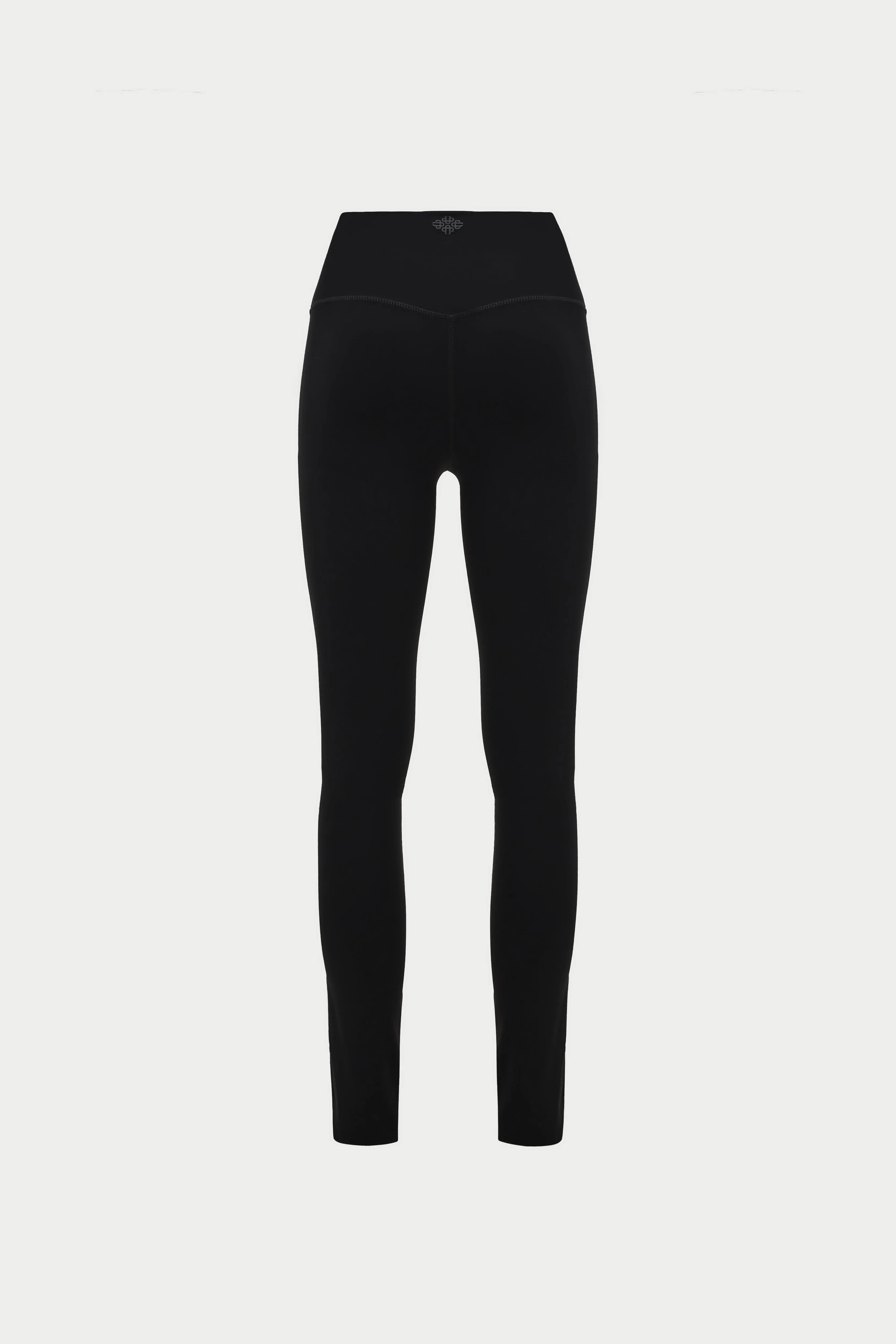 EMBLEM STRETCH SCULPTING LEGGINGS - BLACK