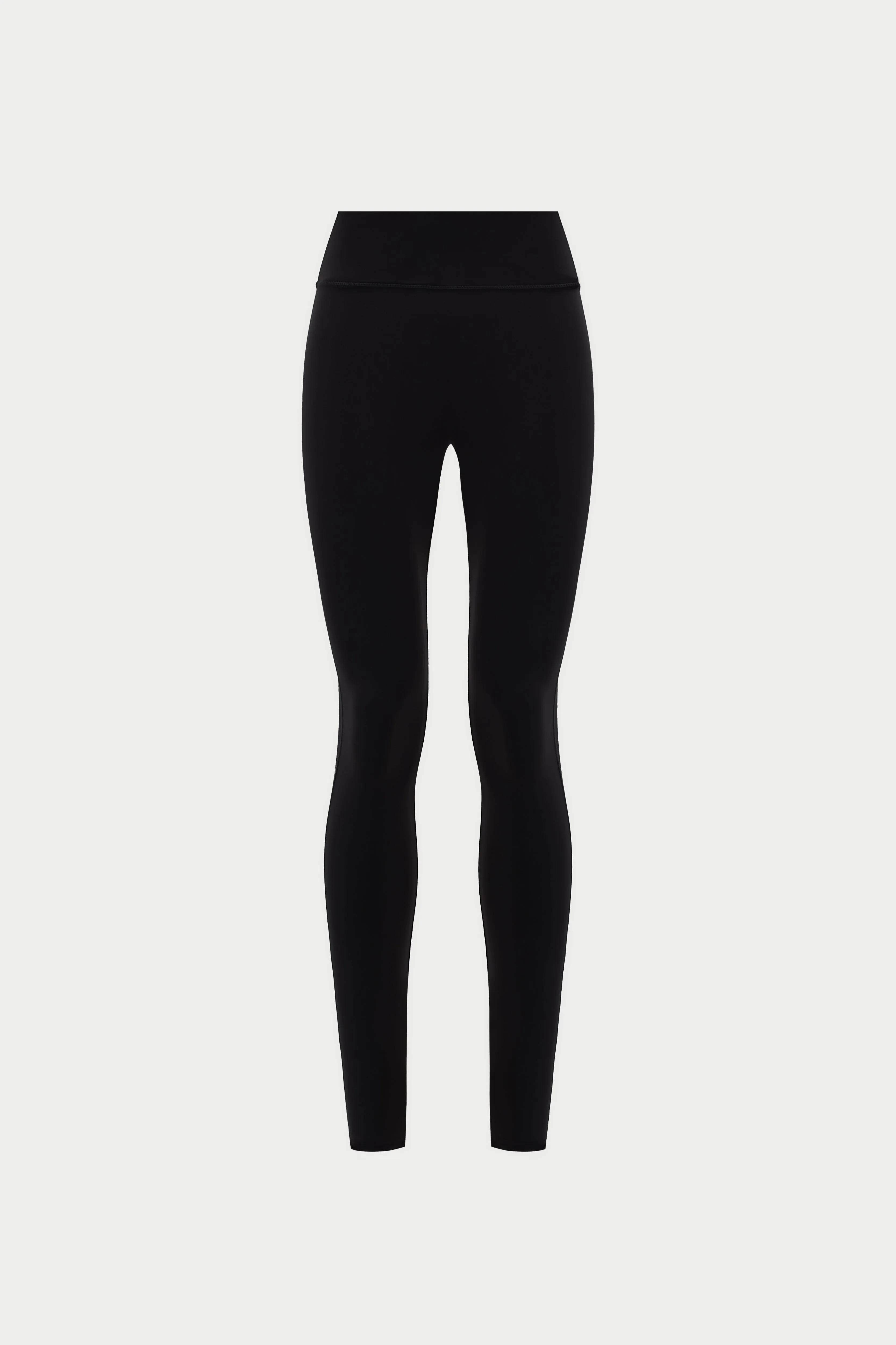 EMBLEM STRETCH SCULPTING LEGGINGS - BLACK