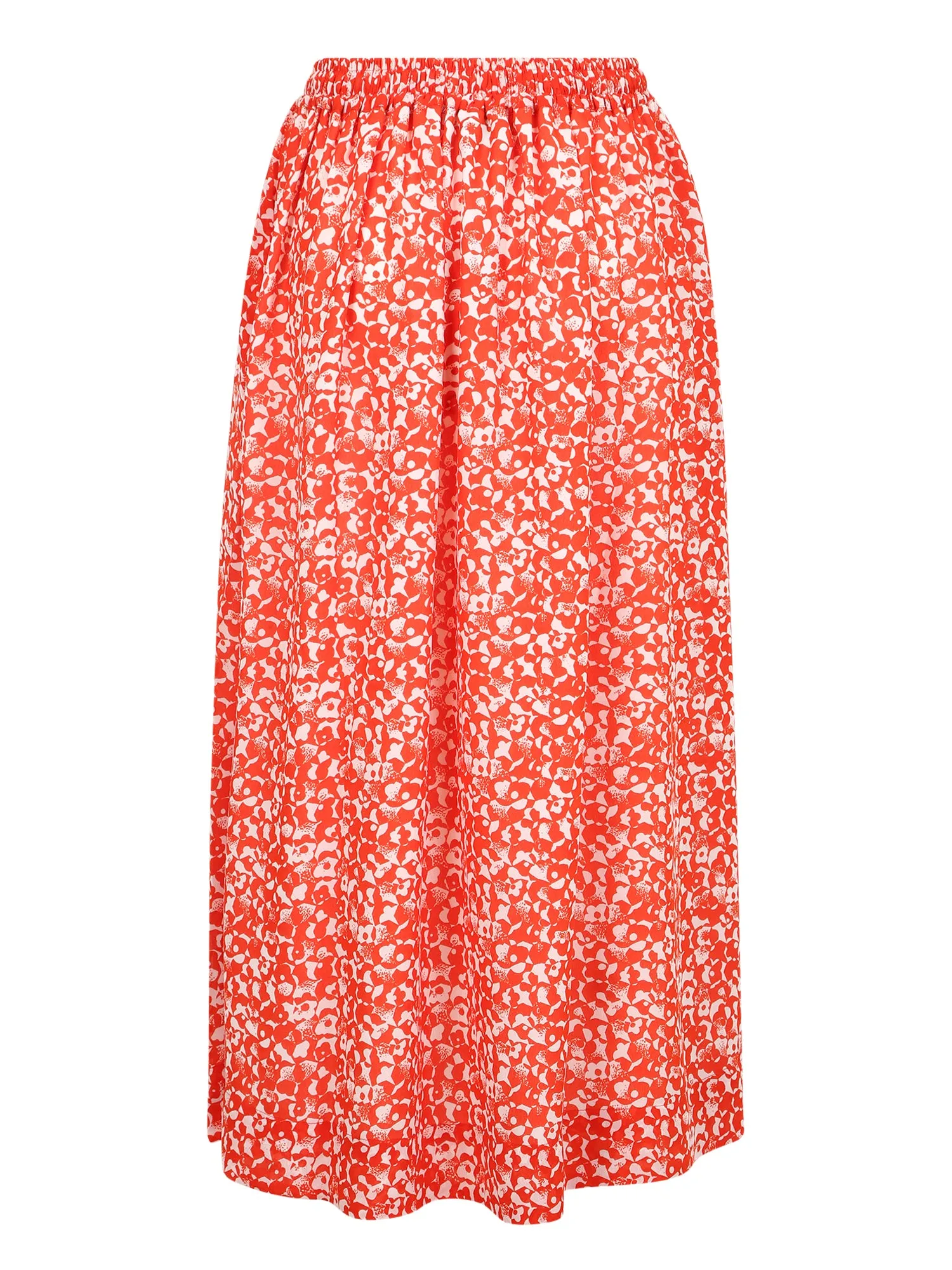 Ganni Floral Printed Pleated Midi Skirt