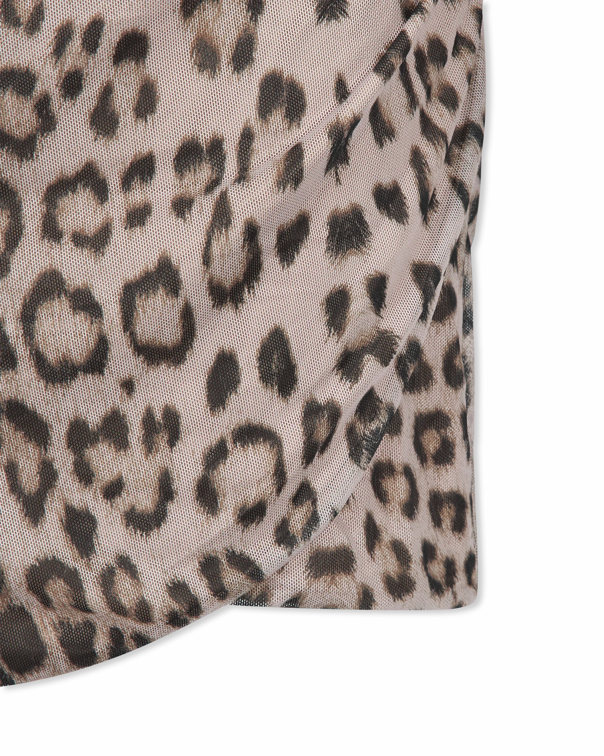 Generation Love Talulla Leo Mesh Mini Dress