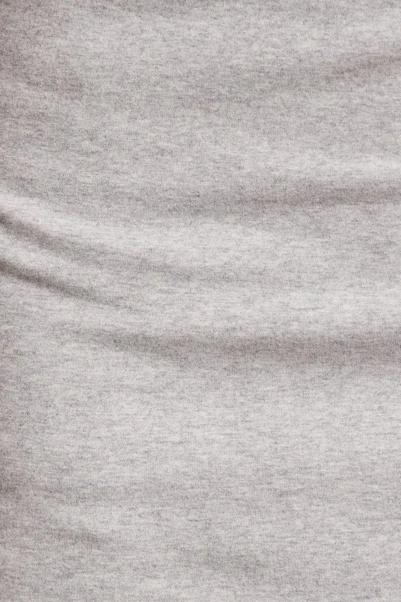 Grey Mini Skort Skirt