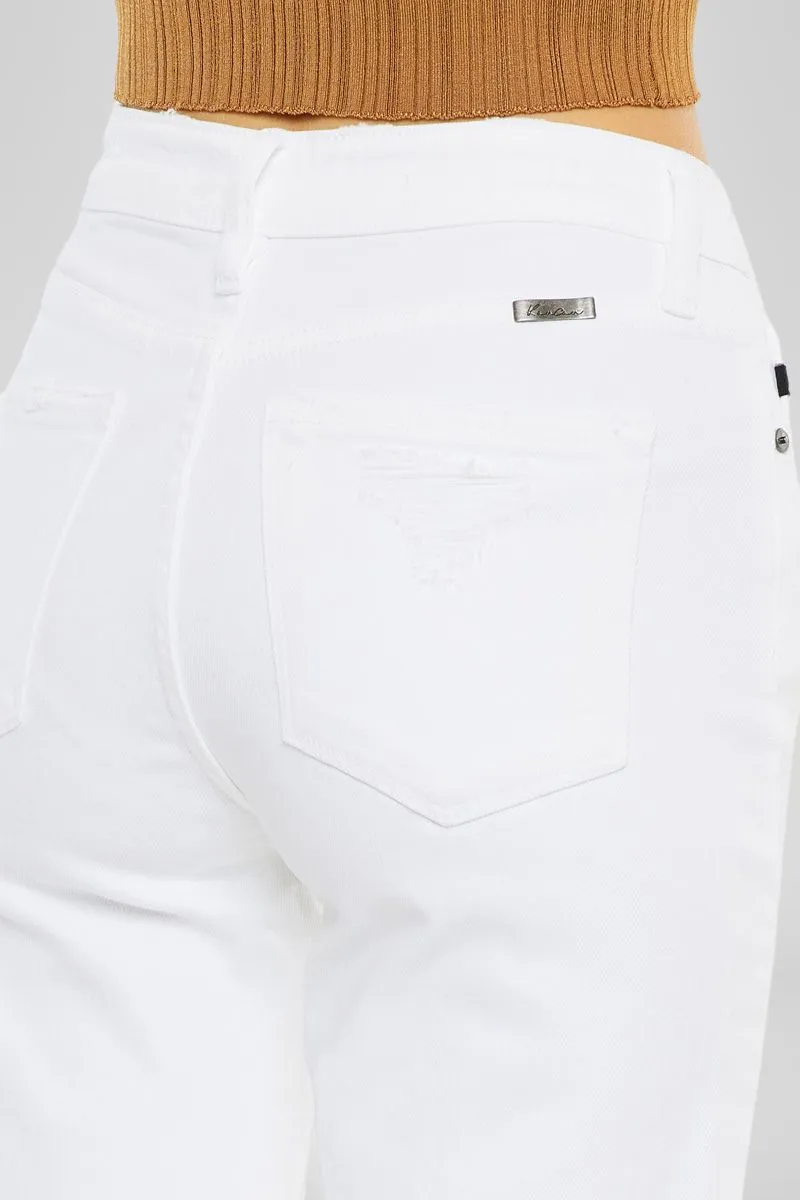 Haven Ultra High Rise Slim Straight Leg Jeans