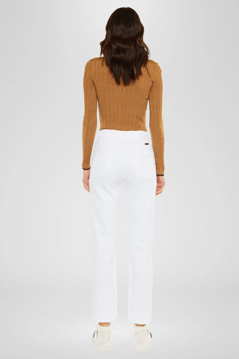 Haven Ultra High Rise Slim Straight Leg Jeans