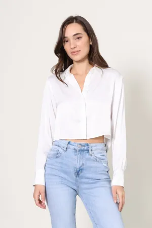 High Low Satin Shirt
