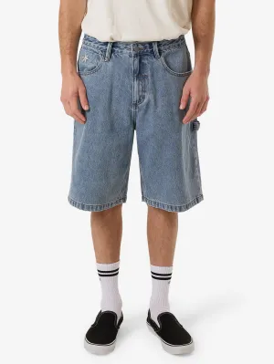 Infinite Stars Big Slacker Denim Short - Garage Blue