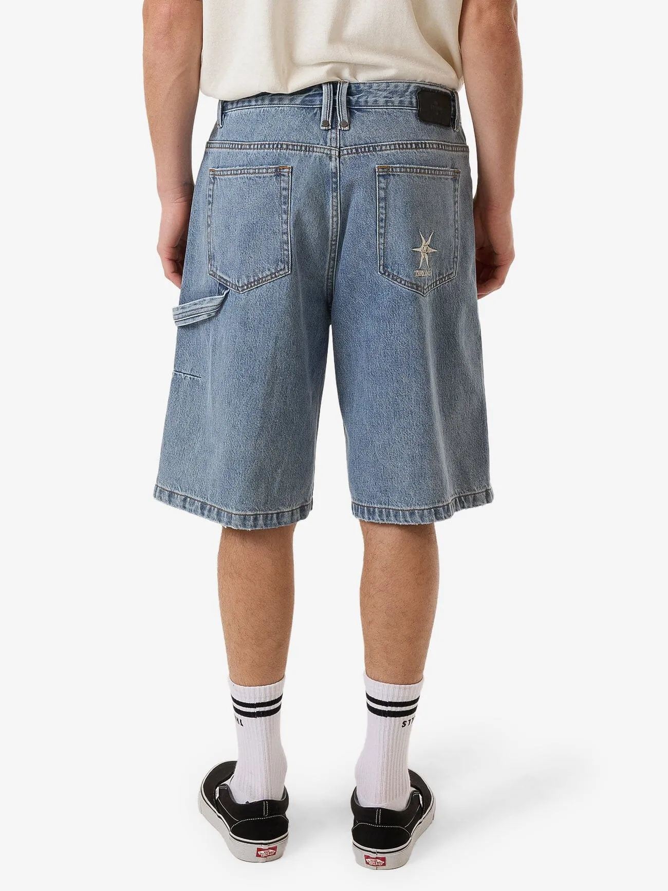 Infinite Stars Big Slacker Denim Short - Garage Blue
