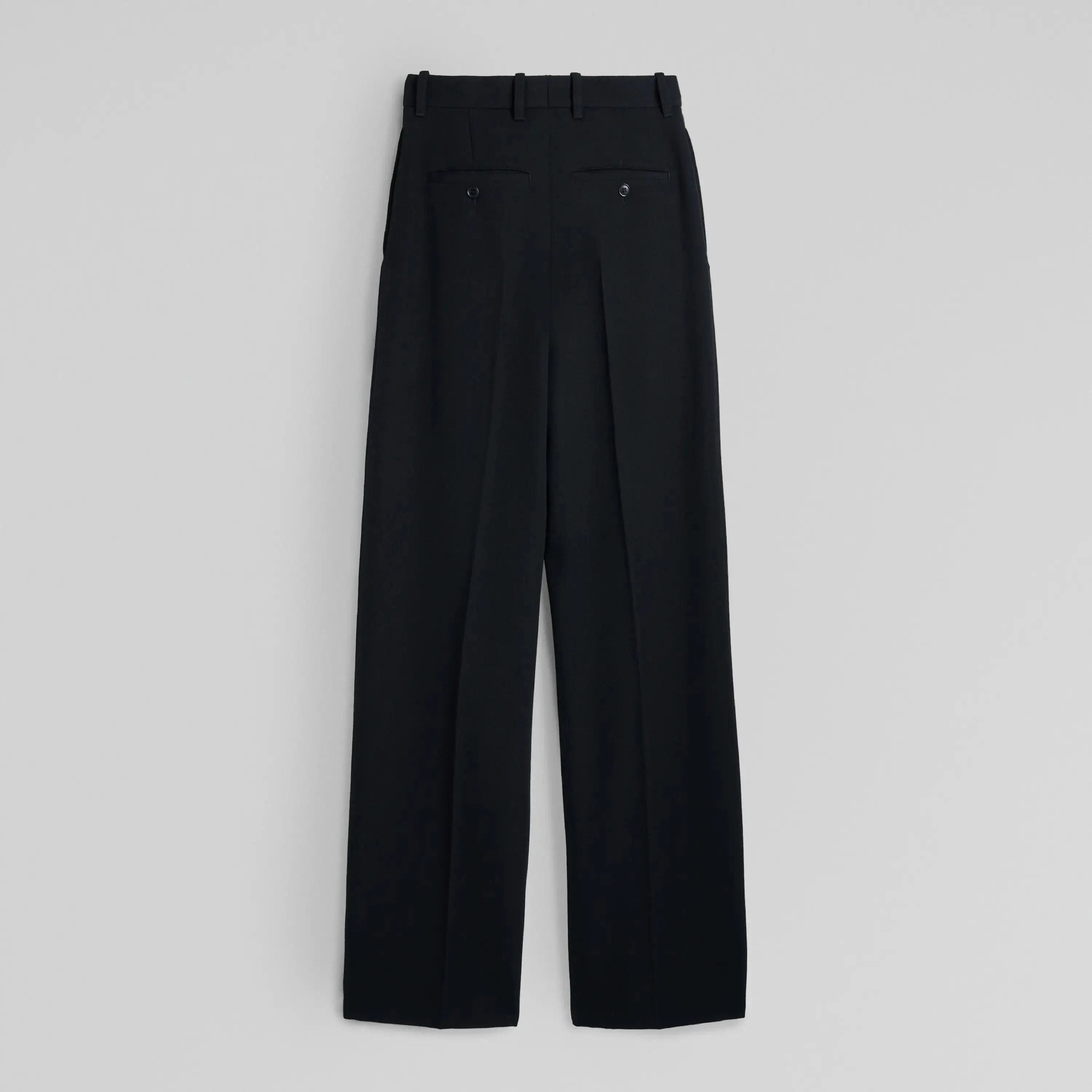 MILANESE TROUSERS | black wool