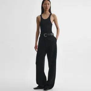 MILANESE TROUSERS | black wool