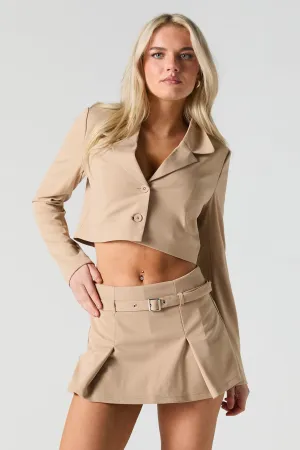 Minijupe-short avec ceinture