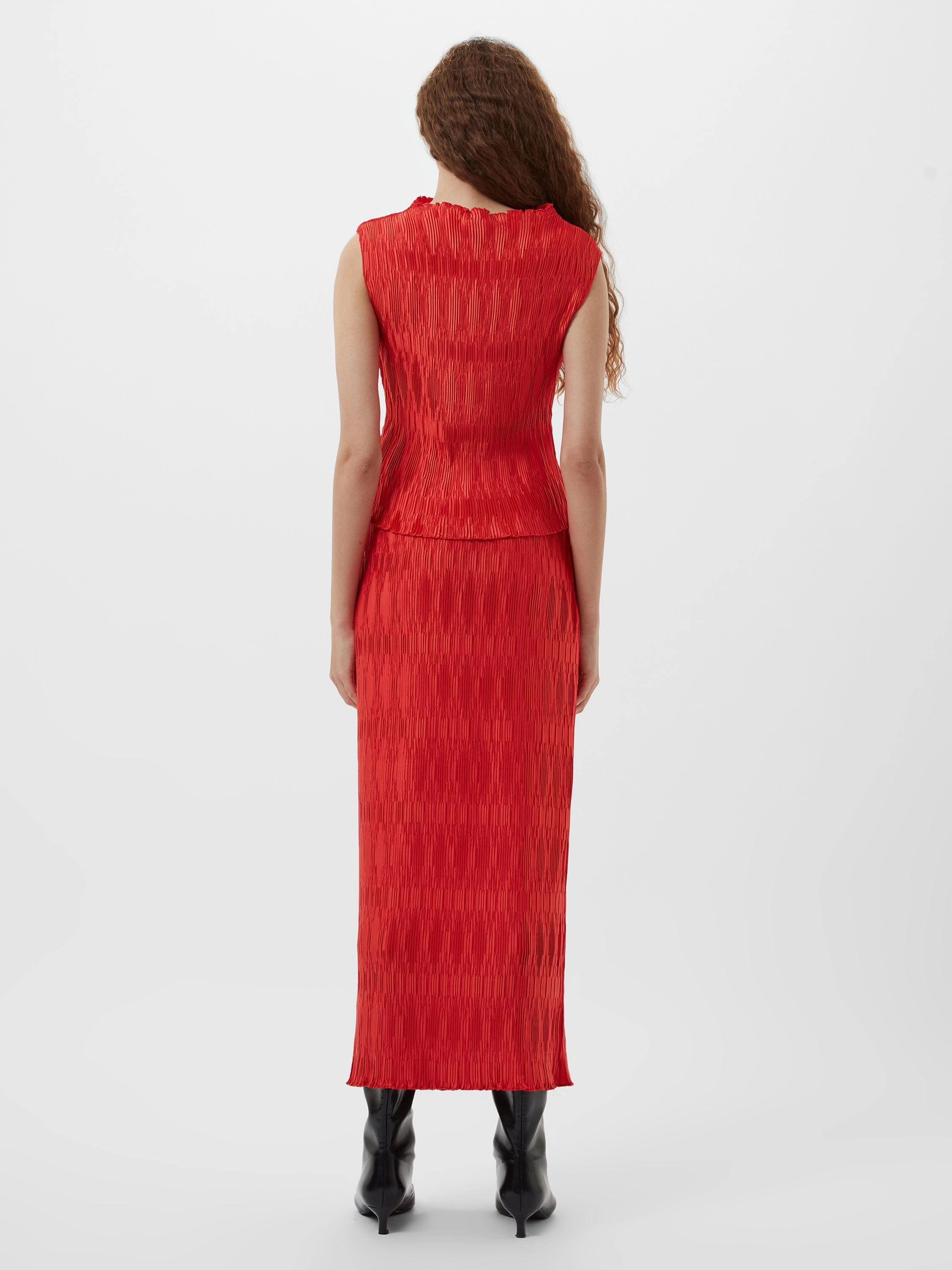 Moira Pleated Sleeveless Top