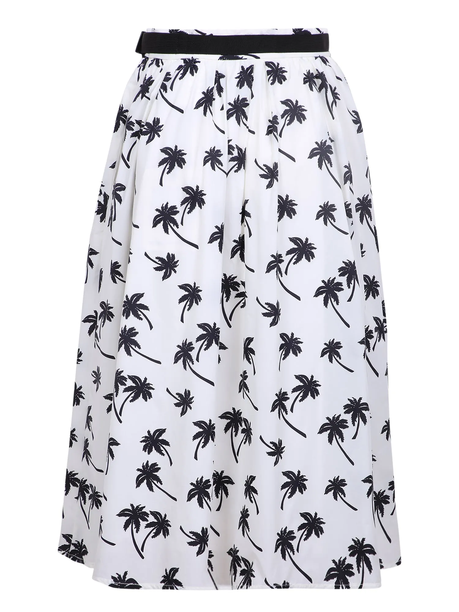 Moncler High Waist Floral Printed Midi Skirt