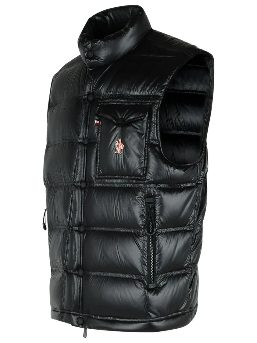 'Nantu' Black Polyamide Vest
