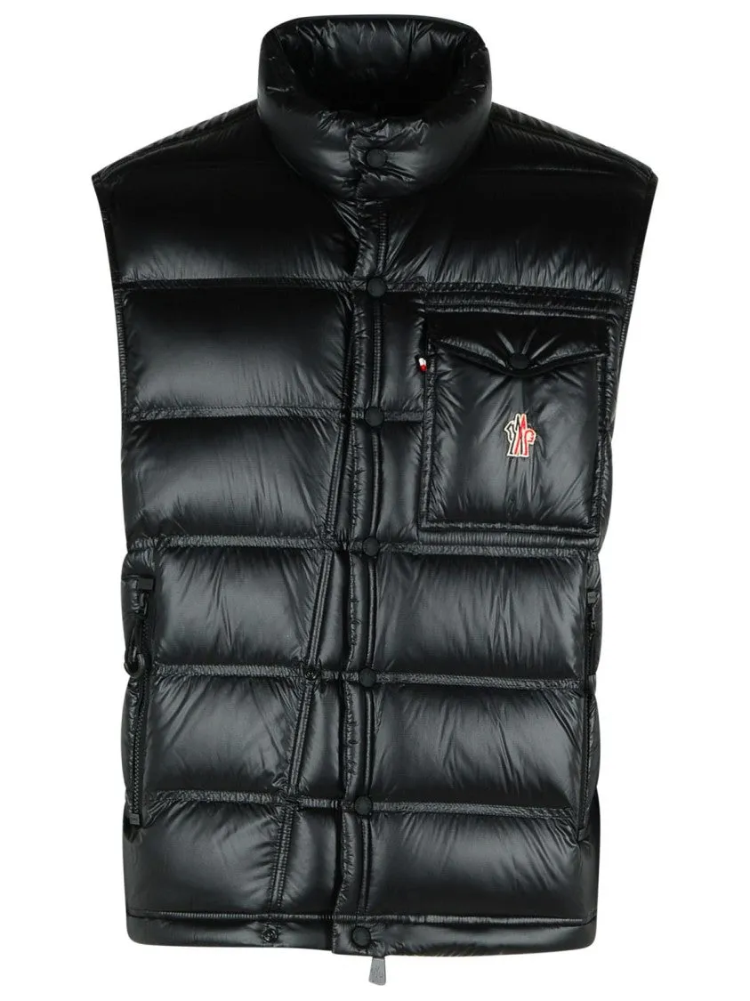 'Nantu' Black Polyamide Vest