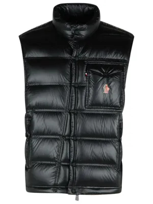 'Nantu' Black Polyamide Vest