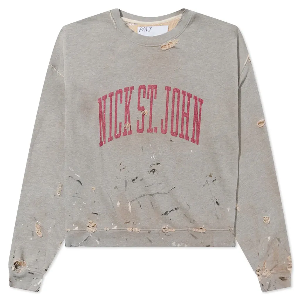 Nick St. John Crewneck - Heather