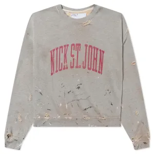 Nick St. John Crewneck - Heather