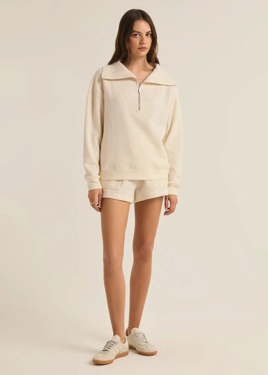 Patio Fleece Short - Sea Salt