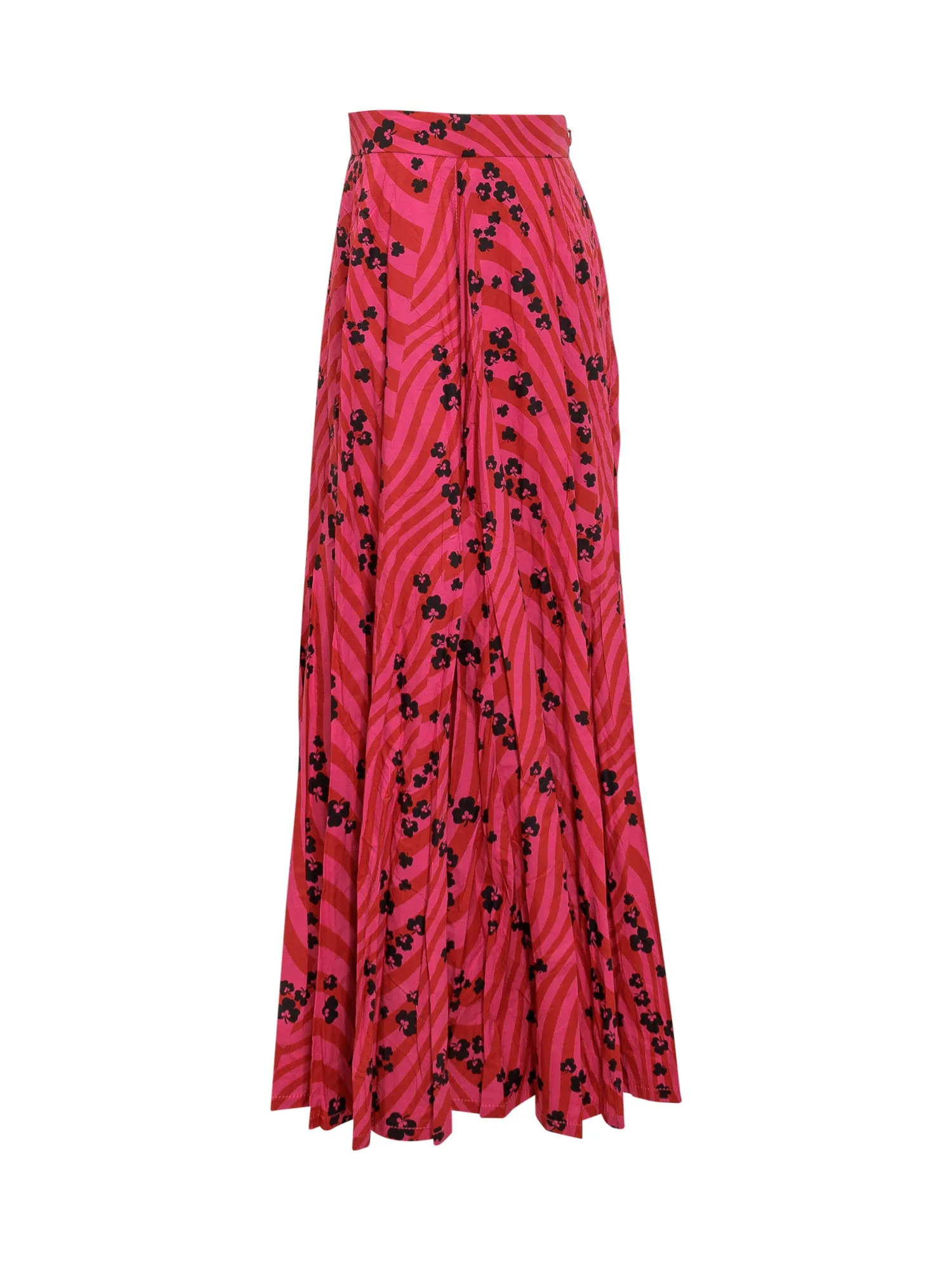 Philosophy Di Lorenzo Serafini Zebra Printed Midi Skirt